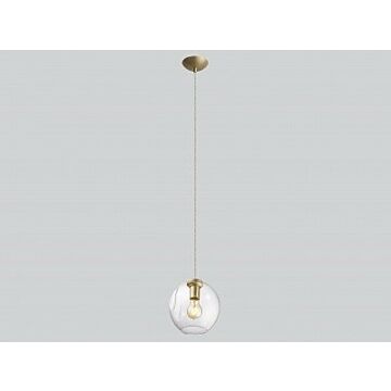 Fairfax One Light Pendant in Brushed Brass by Avenue Lighting