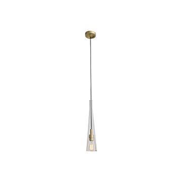 Abbey Park One Light Pendant in Brushed Brass by Avenue Lighting