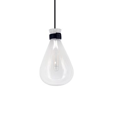 Del Mar One Light Pendant in WhiteClear by Avenue Lighting