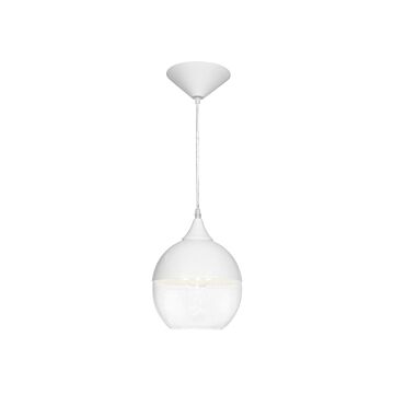 Robertson Blvd. One Light Pendant in White by Avenue Lighting
