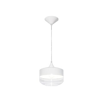 Robertson Blvd. One Light Pendant in White by Avenue Lighting