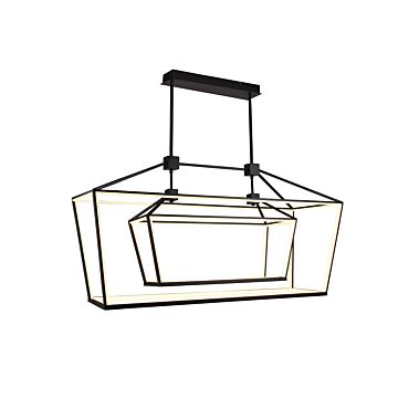 Park Ave. LED Chandelier in Black by Avenue Lighting