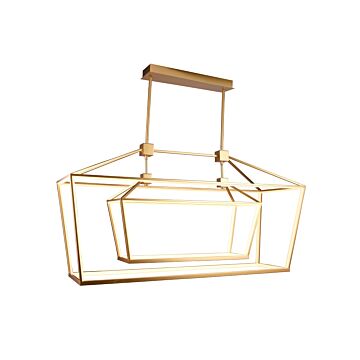 Park Ave. LED Chandelier in Gold by Avenue Lighting