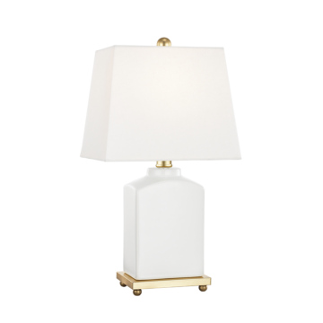 Brynn One Light Table Lamp in Cloud by Mitzi
