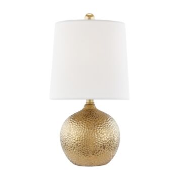Heather One Light Table Lamp in Gold by Mitzi
