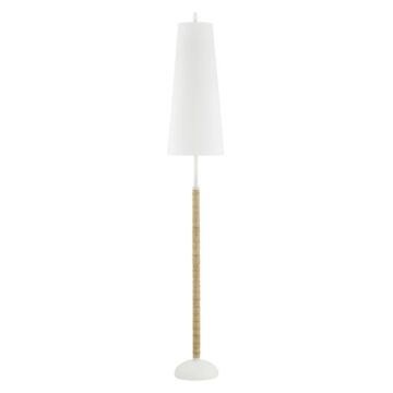 Mariana Two Light Floor Lamp in Textured White by Mitzi