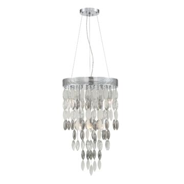 Hudson Six Light Chandelier in Polished Chrome by Crystorama