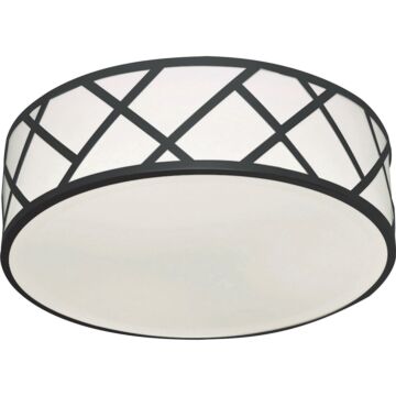 Haven LED Flush Mount in Black by AFX Lighting