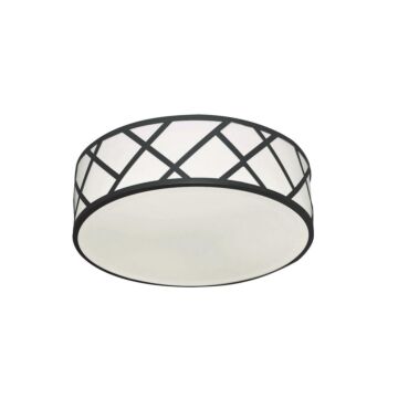 Haven LED Flush Mount in Black by AFX Lighting