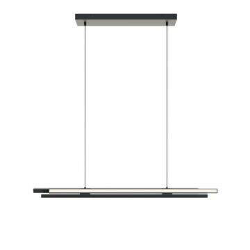Indra LED Linear Pendant in Black by AFX Lighting