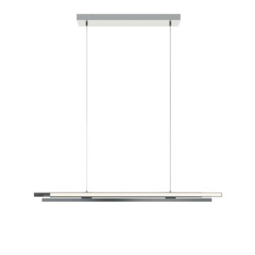 Indra LED Linear Pendant in Satin Nickel by AFX Lighting