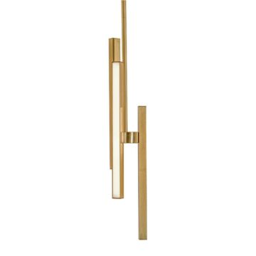 Indra LED Pendant in Satin Brass by AFX Lighting
