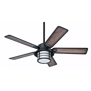 Key Biscayne 54"Ceiling Fan in Weathered Zinc by Hunter