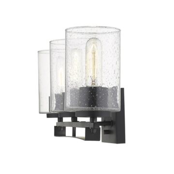 Orella 3-Light Matte Black Sconce