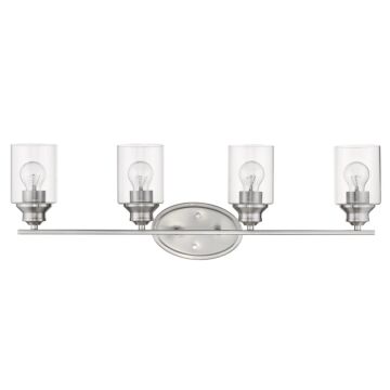 Gemma 4-Light Satin Nickel Vanity