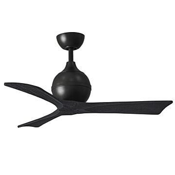 Irene 6-Speed DC 42" Ceiling Fan in Matte Black with Matte Black blades