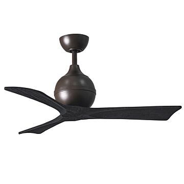 Irene 6-Speed DC 42" Ceiling Fan in Textured Bronze with Matte Black blades