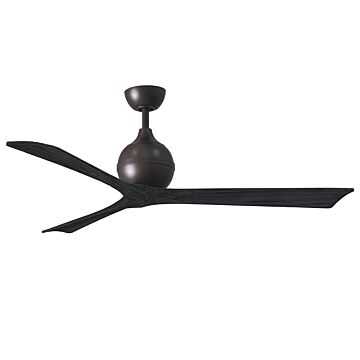 Irene 6-Speed DC 60" Ceiling Fan in Textured Bronze with Matte Black blades