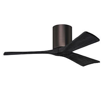 Irene 6-Speed DC 42" Ceiling Fan in Brushed Bronze with Matte Black blades