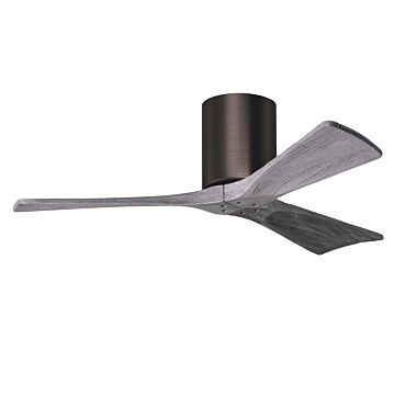 Irene 6-Speed DC 42" Ceiling Fan in Brushed Bronze with Barnwood Tone blades