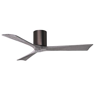 Irene 6-Speed DC 52" Ceiling Fan in Brushed Bronze with Barnwood Tone blades