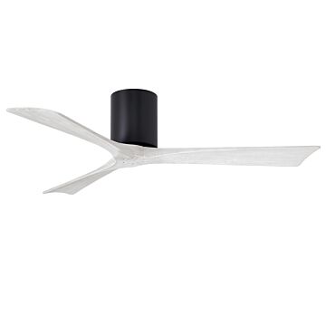 Irene 6-Speed DC 52" Ceiling Fan in Matte Black with Matte White blades