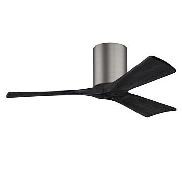 Irene 6-Speed DC 42" Ceiling Fan in Brushed Pewter with Matte Black blades