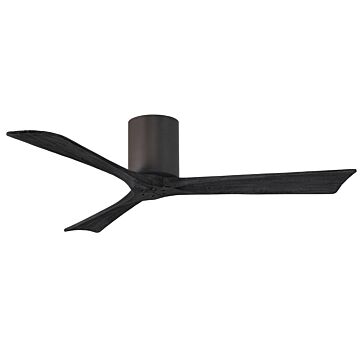 Irene 6-Speed DC 52" Ceiling Fan in Textured Bronze with Matte Black blades