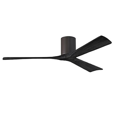 Irene 6-Speed DC 60" Ceiling Fan in Textured Bronze with Matte Black blades
