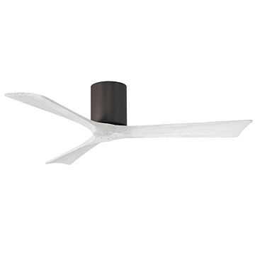 Irene 6-Speed DC 52" Ceiling Fan in Textured Bronze with Matte White blades