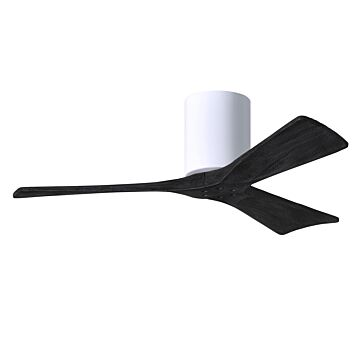Irene 6-Speed DC 42" Ceiling Fan in White with Matte Black blades