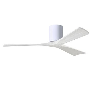 Irene 6-Speed DC 52" Ceiling Fan in White with Matte White blades