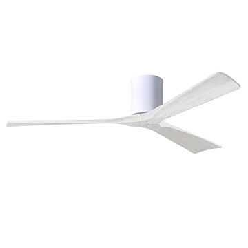 Irene 6-Speed DC 60" Ceiling Fan in White with Matte White blades