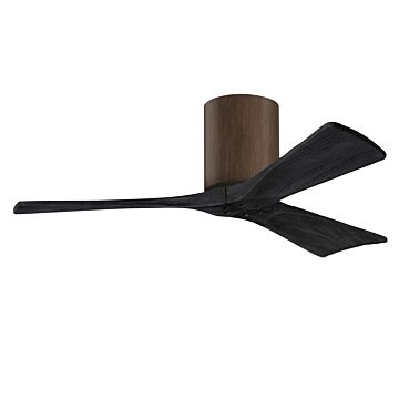 Irene 6-Speed DC 42" Ceiling Fan in Walnut with Matte Black blades