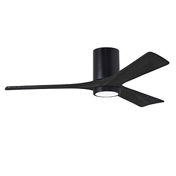 Irene 6-Speed DC 52" Ceiling Fan w/ Integrated Light Kit in Matte Black with Matte Black blades
