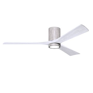 Irene 6-Speed DC 60" Ceiling Fan w/ Integrated Light Kit in Barn Wood Tone with Matte White blades