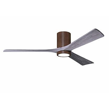 Irene 6-Speed DC 60" Ceiling Fan w/ Integrated Light Kit in Walnut Tone with Barnwood Tone blades