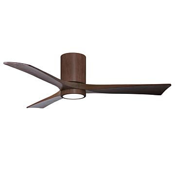 Irene 6-Speed DC 52" Ceiling Fan w/ Integrated Light Kit in Walnut Tone with Walnut Tone blades
