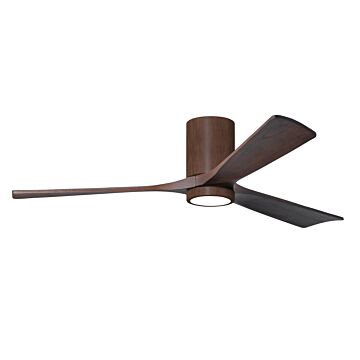 Irene 6-Speed DC 60" Ceiling Fan w/ Integrated Light Kit in Walnut Tone with Walnut Tone blades