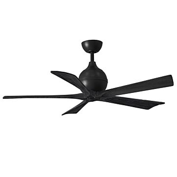 Irene 6-Speed DC 52" Ceiling Fan in Matte Black with Matte Black blades