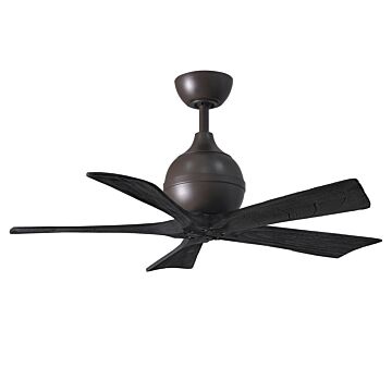 Irene 6-Speed DC 42" Ceiling Fan in Textured Bronze with Matte Black blades