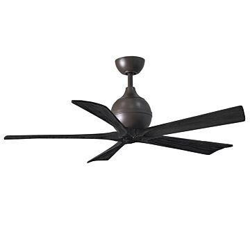 Irene 6-Speed DC 52" Ceiling Fan in Textured Bronze with Matte Black blades