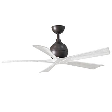 Irene 6-Speed DC 52" Ceiling Fan in Textured Bronze with Matte White blades