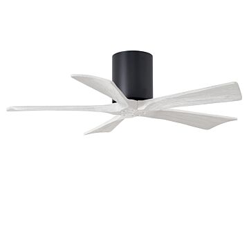 Irene 6-Speed DC 42" Ceiling Fan in Matte Black with Matte White blades