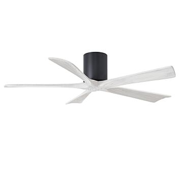 Irene 6-Speed DC 52" Ceiling Fan in Matte Black with Matte White blades