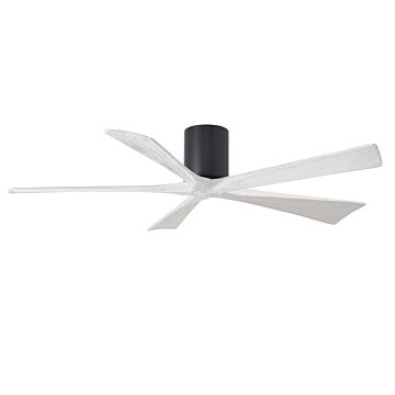 Irene 6-Speed DC 60" Ceiling Fan in Matte Black with Matte White blades