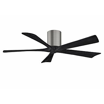 Irene 6-Speed DC 52" Ceiling Fan in Brushed Pewter with Matte Black blades