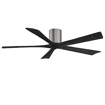 Irene 6-Speed DC 60" Ceiling Fan in Brushed Pewter with Matte Black blades