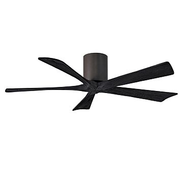 Irene 6-Speed DC 52" Ceiling Fan in Textured Bronze with Matte Black blades