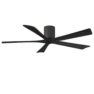 Irene 6-Speed DC 60" Ceiling Fan in Textured Bronze with Matte Black blades